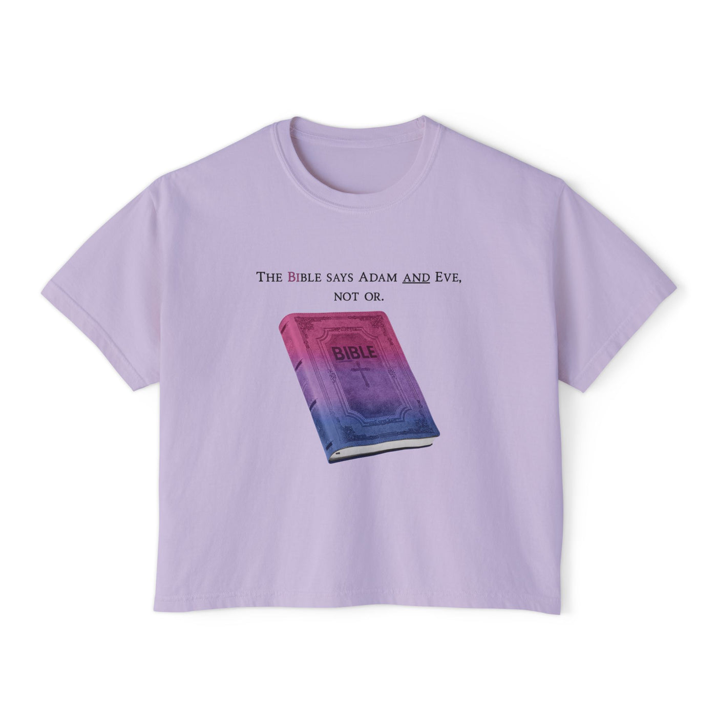 Bible Says Adam And Eve, Not Or