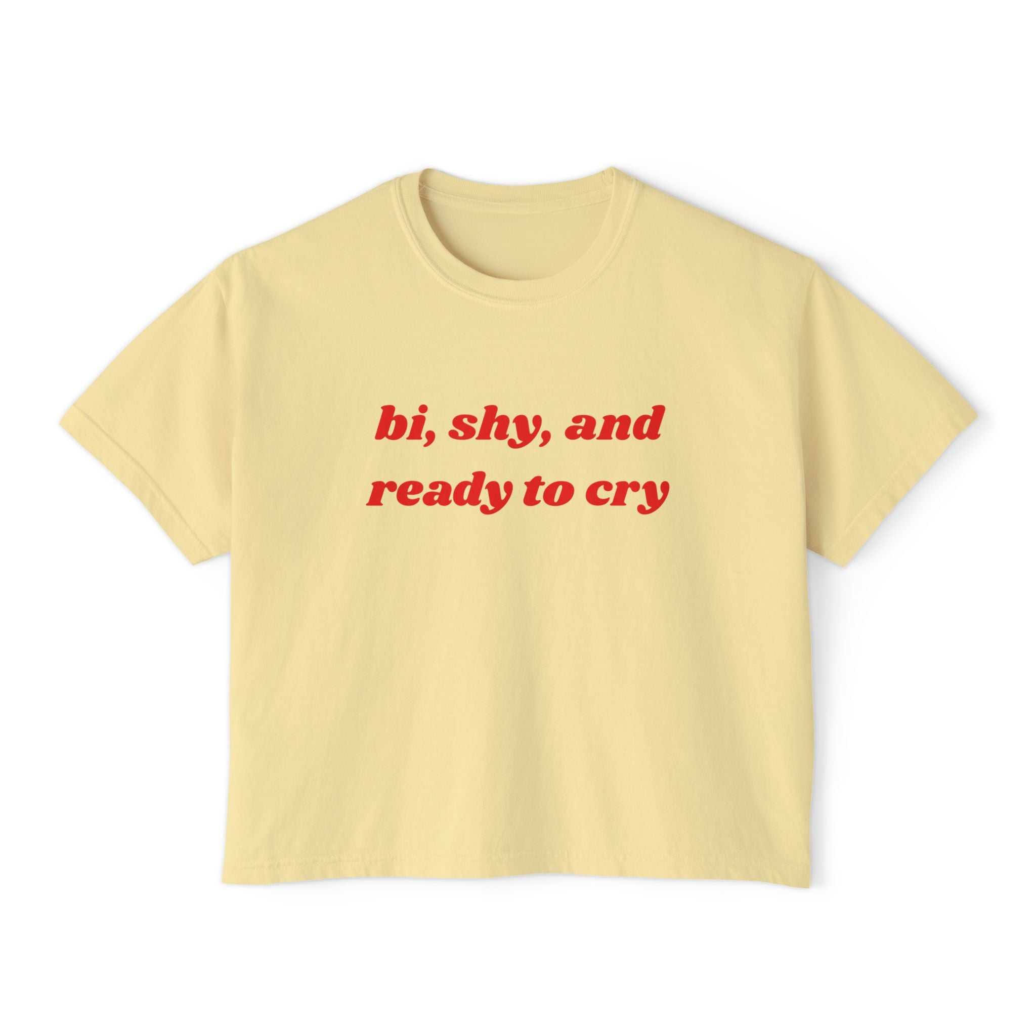 Bi, Shy, And Ready To Cry