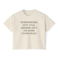 Homophobia Got Y'all Missing Out On Some Good Head