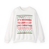 It's Beginning To Look A Lot Like Christmas Lights May Not Be The Only Things Hanging -Ugly Sweater