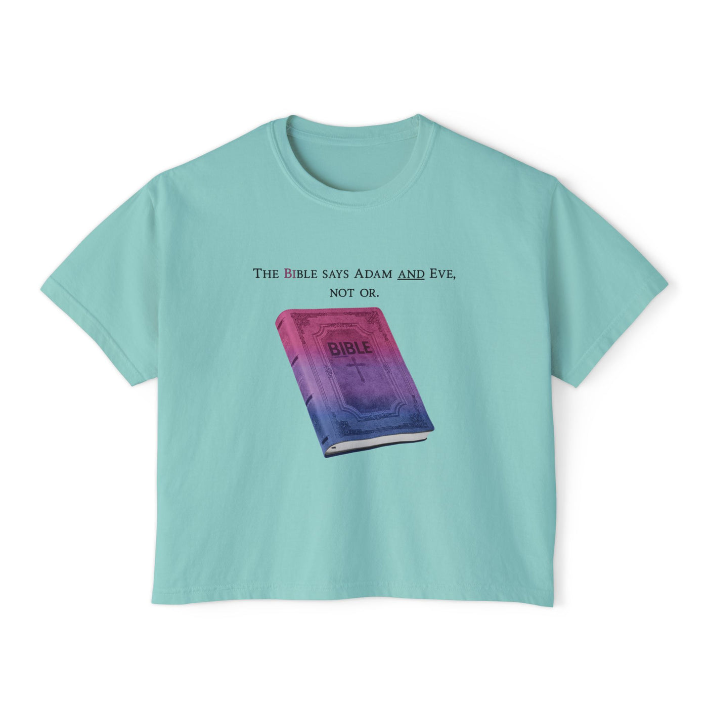 Bible Says Adam And Eve, Not Or