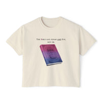 Bible Says Adam And Eve, Not Or