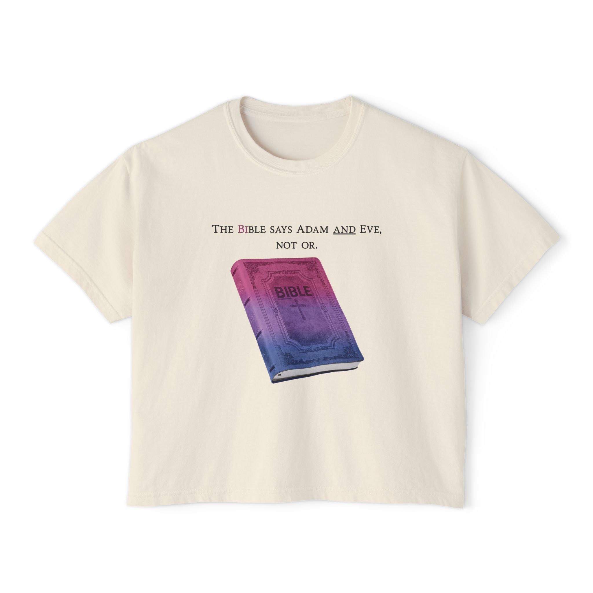 Bible Says Adam And Eve, Not Or