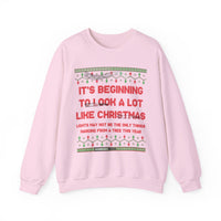 It's Beginning To Look A Lot Like Christmas Lights May Not Be The Only Things Hanging -Ugly Sweater