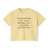 Homophobia Got Y'all Missing Out On Some Good Head