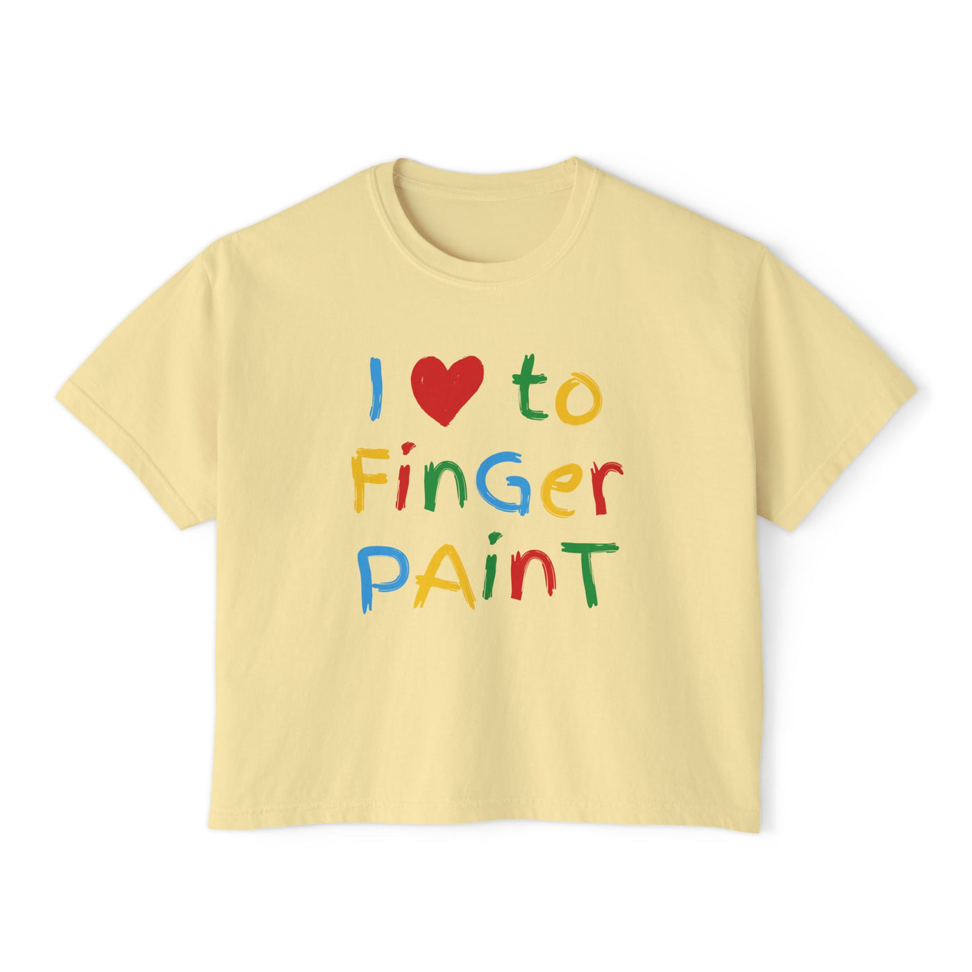 I Love To Finger Paint