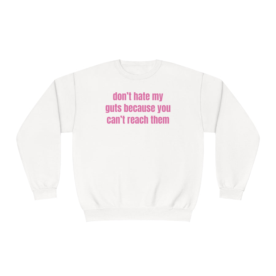 Don't Hate My Guts Because You Can't Reach Them