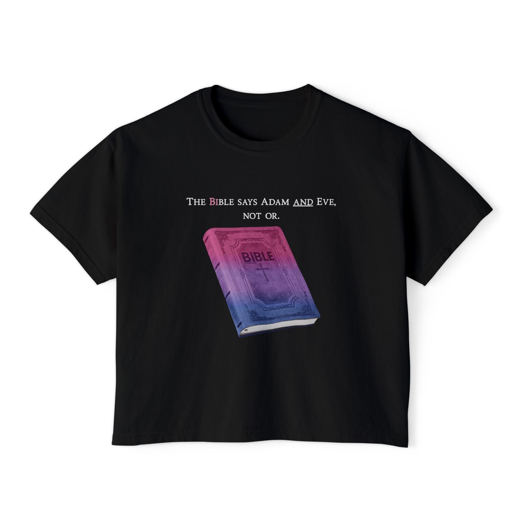 Bible Says Adam And Eve, Not Or