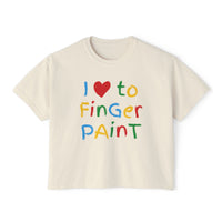 I Love To Finger Paint