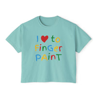 I Love To Finger Paint