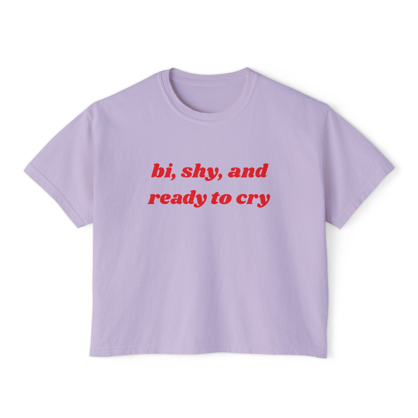 Bi, Shy, And Ready To Cry
