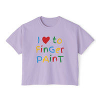 I Love To Finger Paint