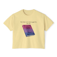 Bible Says Adam And Eve, Not Or