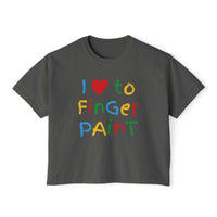 I Love To Finger Paint